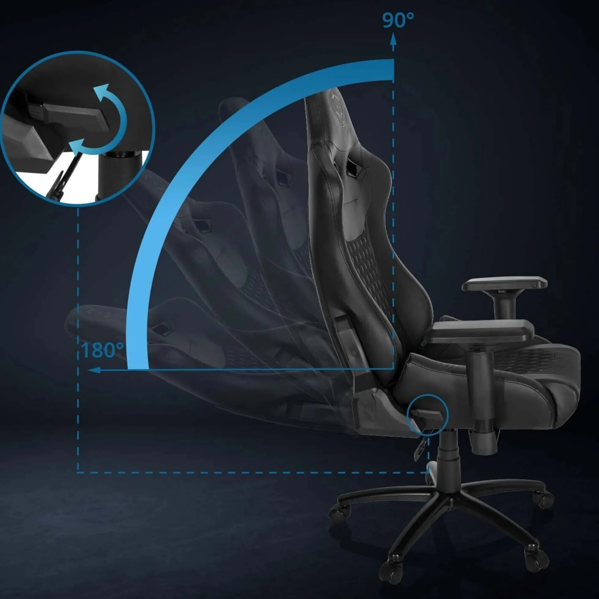 GAMEBREAKER SX 04 - Gamingstuhl Schwarz