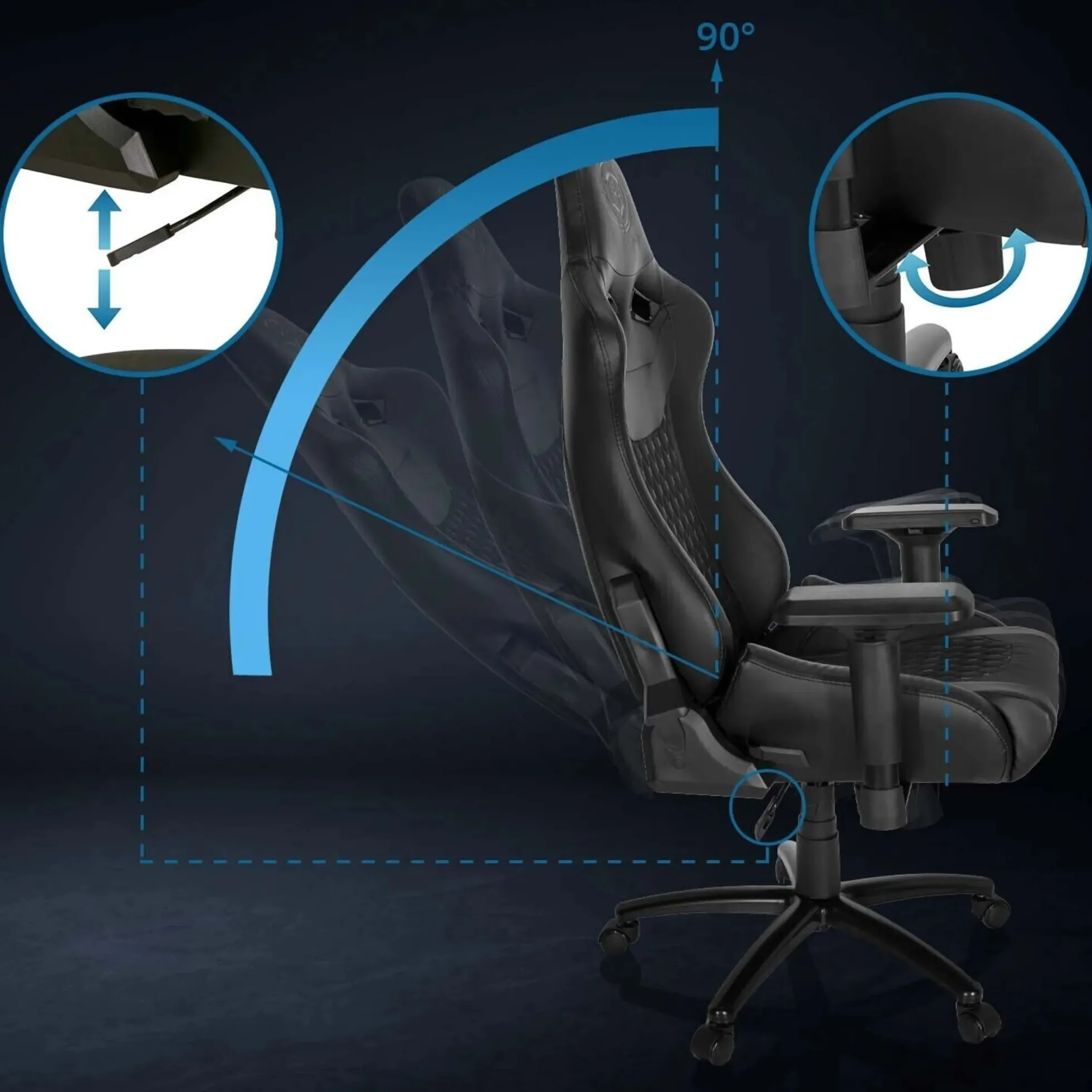 GAMEBREAKER SX 04 - Gamingstuhl Schwarz