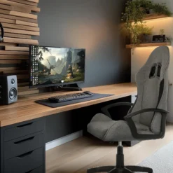 GAMEBREAKER W01 - Gamingstuhl Grau/Schwarz