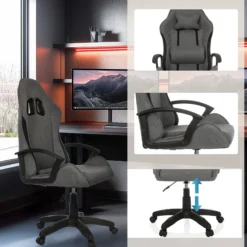 GAMEBREAKER W01 - Gamingstuhl Grau/Schwarz