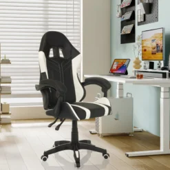 GAMEBREAKER W02 - Gamingstuhl Schwarz/Weiß