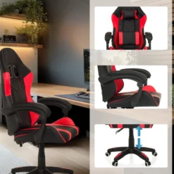 GAMEBREAKER W02 - Gamingstuhl Schwarz/Rot