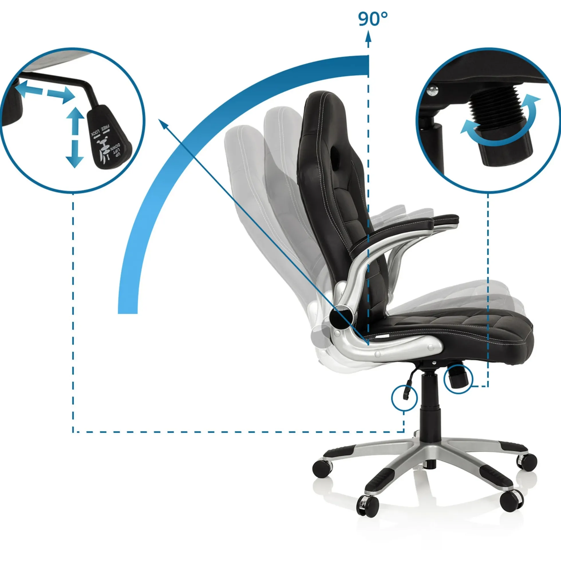 GAME SPORT - Gamingstuhl Schwarz