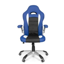 GAME SPORT - Gamingstuhl Schwarz/Weiß/Blau