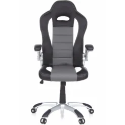 GAME SPORT - Gamingstuhl Schwarz/Weiß/Grau
