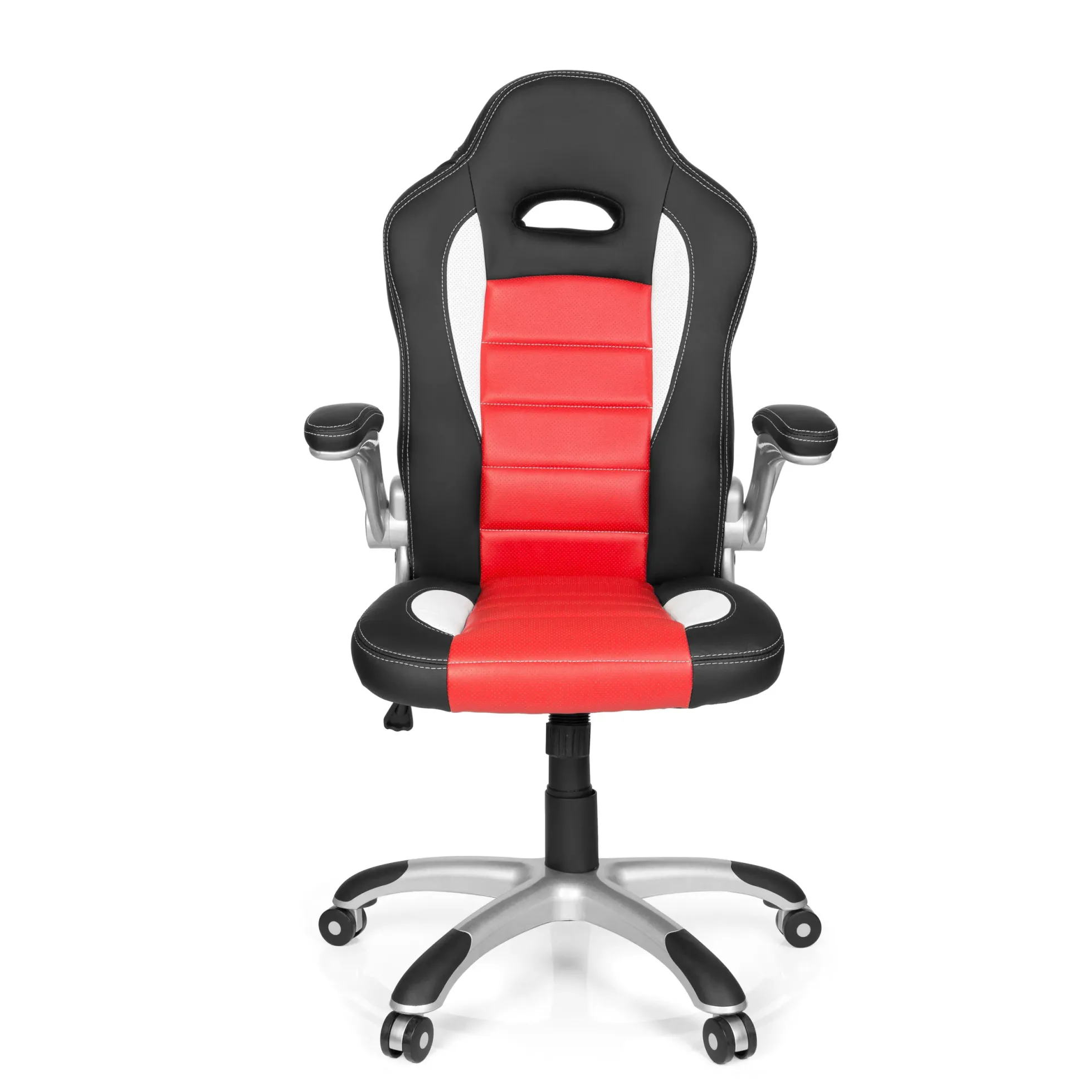 GAME SPORT - Gamingstuhl Weiß/Schwarz/Rot