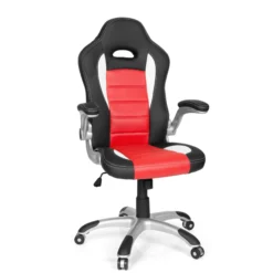 GAME SPORT - Gamingstuhl Weiß/Schwarz/Rot