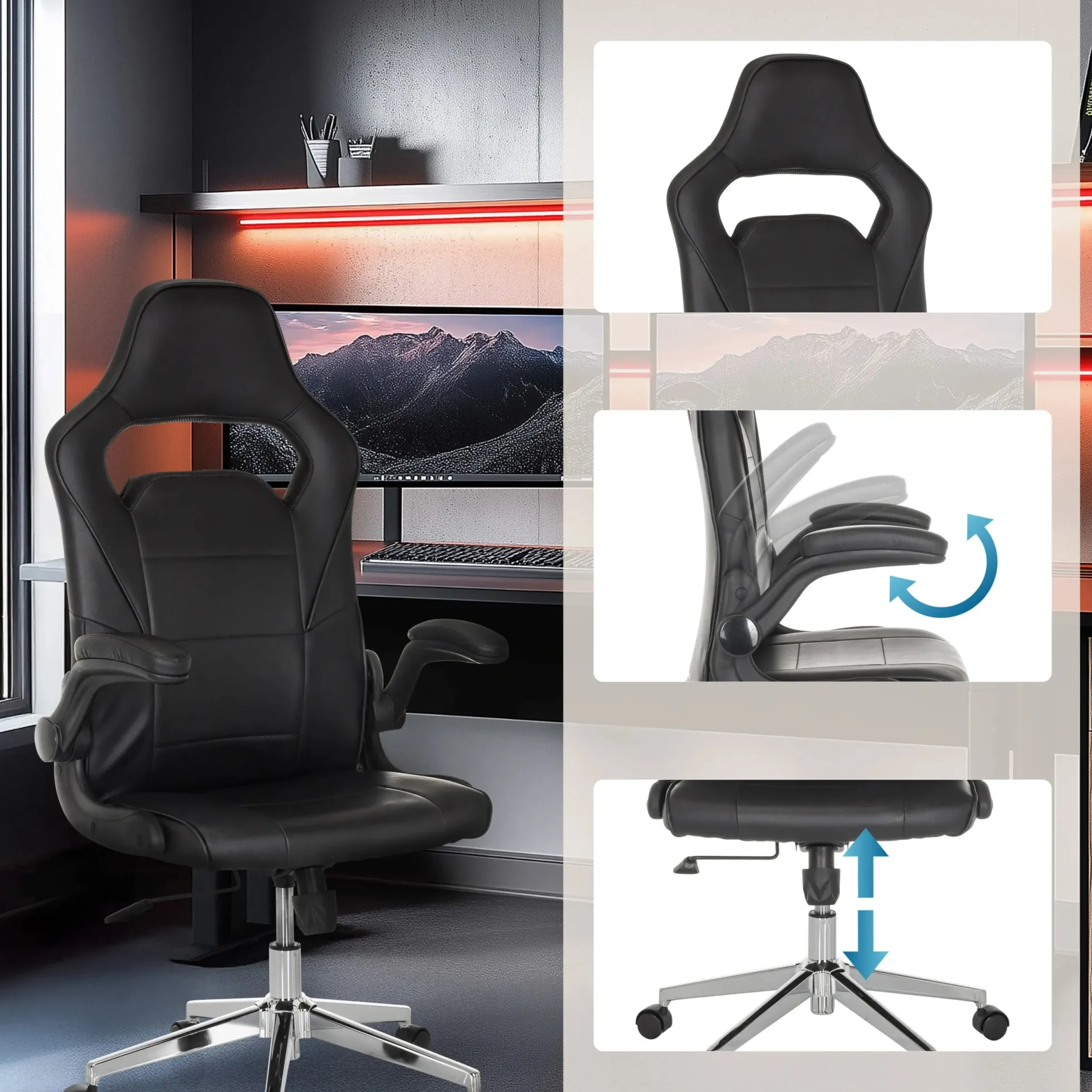 GAME SPORT PRO - Gamingstuhl Schwarz