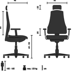 GAME SPORT PRO - Gamingstuhl Weiß/Dunkelgrau