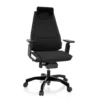 GENIDIA BLACK | Stoff - High End Bürostuhl Schwarz