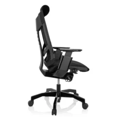 GENIDIA BLACK | Stoff - High End Bürostuhl Schwarz