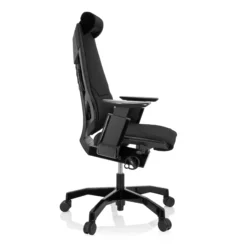 GENIDIA BLACK | Stoff - High End Bürostuhl Schwarz
