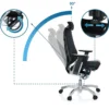 GENIDIA PRO - High End Bürostuhl Schwarz