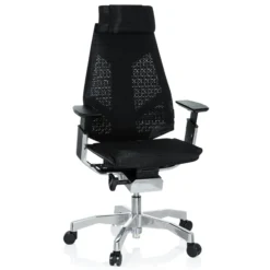 GENIDIA PRO - High End Bürostuhl Schwarz