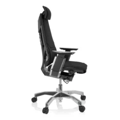 GENIDIA PRO | Stoff - High End Bürostuhl Schwarz