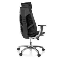 GENIDIA PRO | Stoff - High End Bürostuhl Schwarz