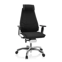 GENIDIA PRO | Stoff - High End Bürostuhl Schwarz