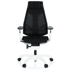 GENIDIA PRO WHITE - High End Bürostuhl Schwarz