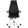 GENIDIA PRO WHITE Leder - High End Bürostuhl Schwarz