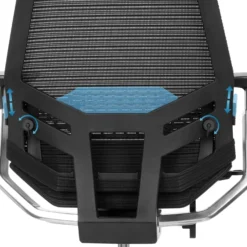 GENIDIA SMART BLACK CM | Netz - Profi Bürostuhl Schwarz/Chrom