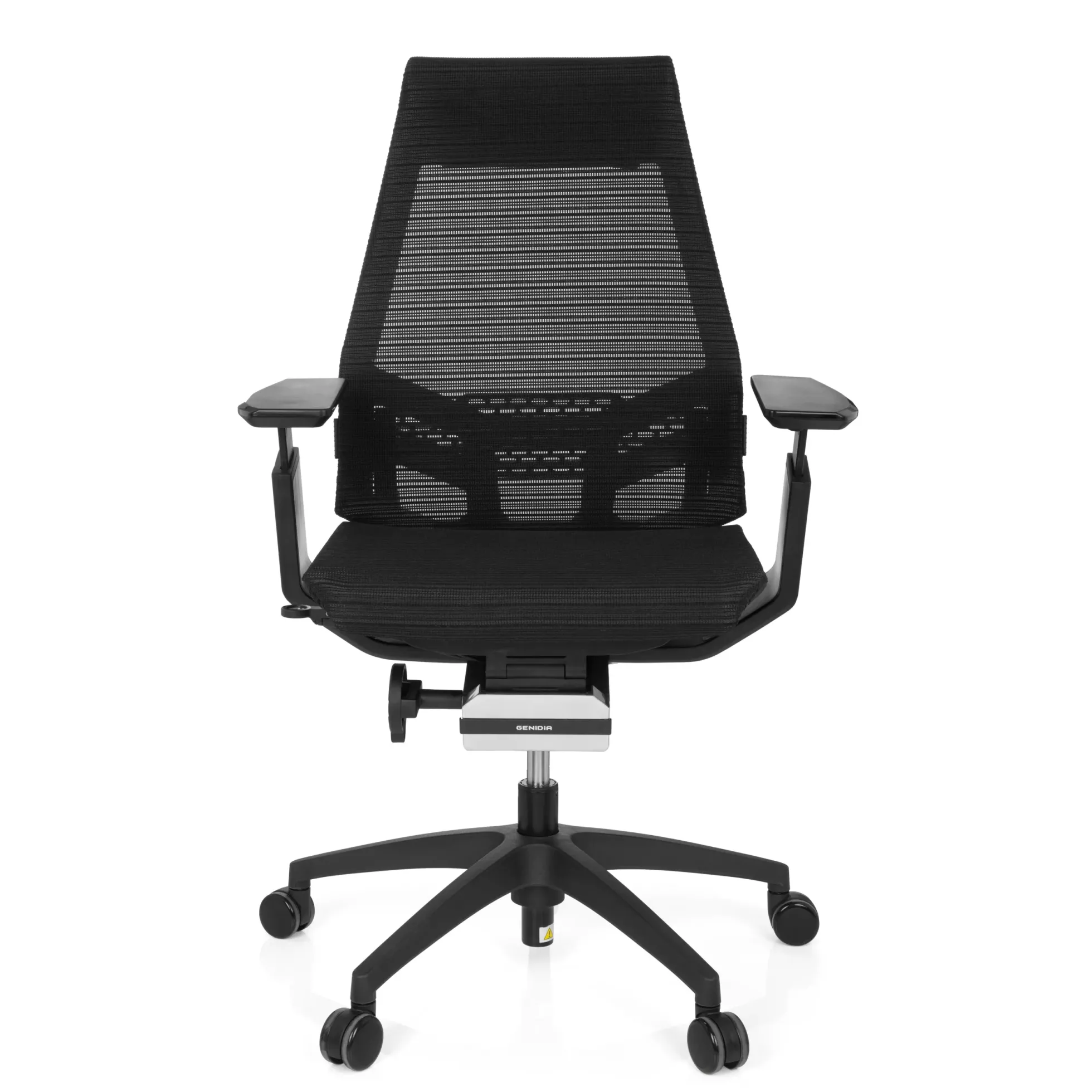 GENIDIA SMART BLACK | Netz - Profi Bürostuhl Schwarz