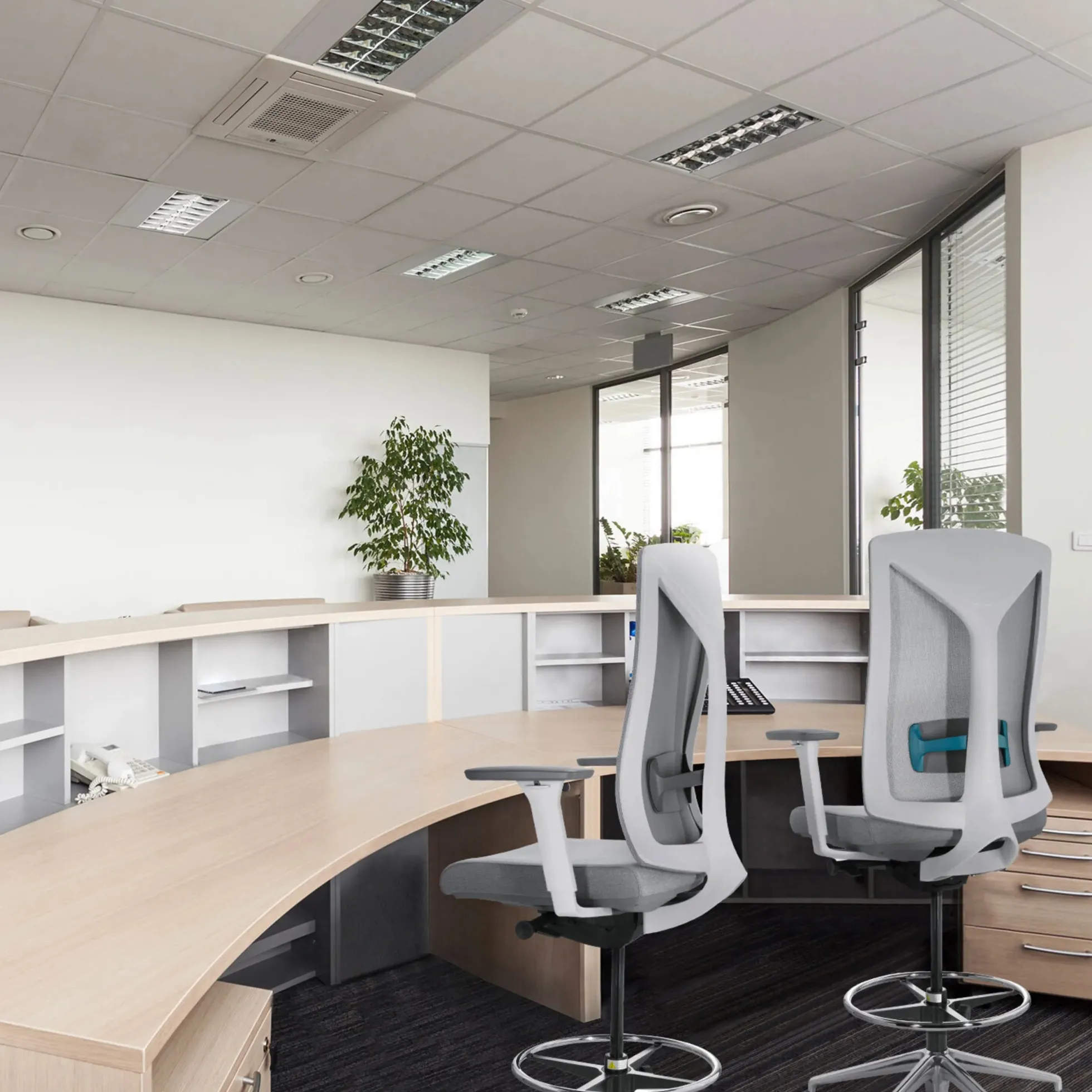 HALIFAX WORK - Counterstuhl Grau