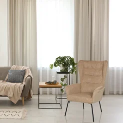 HAVENIO - Polstersessel Beige