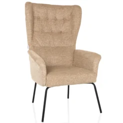 HAVENIO - Polstersessel Beige