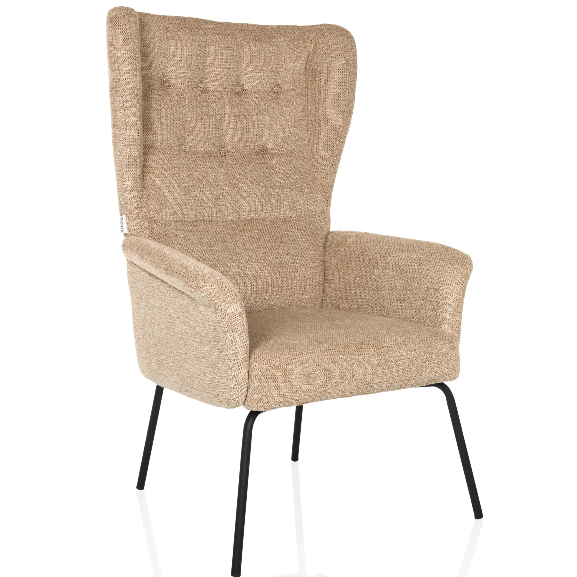 HAVENIO - Polstersessel Beige