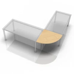 HE90 / HE91 Eckwinkel rund 80x80 Ahorn
