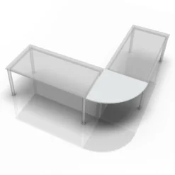 HE90 / HE91 Eckwinkel rund 80x80 Grau