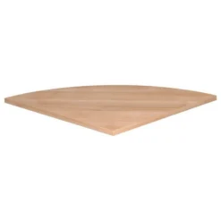 HE90 / HE91 Eckwinkel rund 80x80 Nussbaum