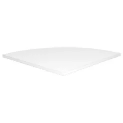 HE90 / HE91 Eckwinkel rund 80x80 Weiß