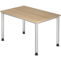 HILO 12 S | Schreibtisch 120 x 80 höhenverstellbar Eiche
