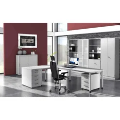 HILO 82 S | Schreibtisch 200 x 120 höhenverstellbar Grau