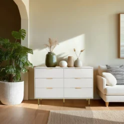 HJELLE - Sideboard Weiß
