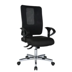HJH SITNESS WORK - Profi Bürostuhl Schwarz