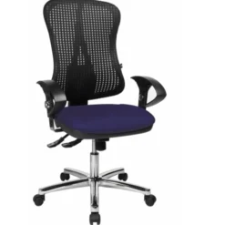HJH SOLUTION DELUXE AL.U2 - Profi Bürostuhl Blau