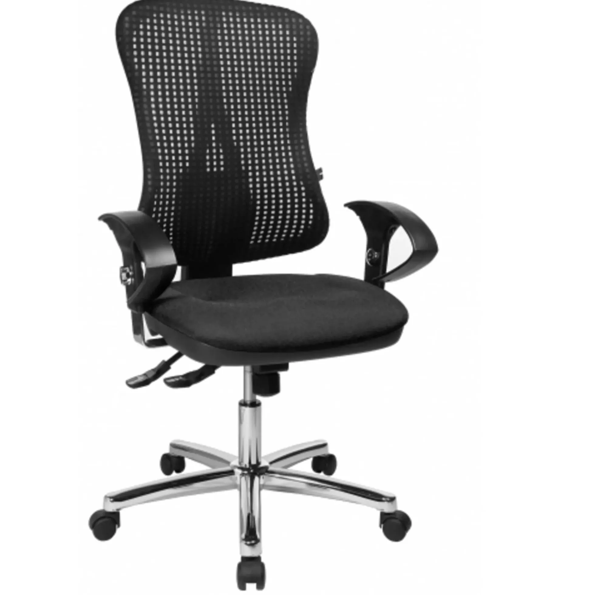 HJH SOLUTION DELUXE AL.U2 - Profi Bürostuhl Anthrazit