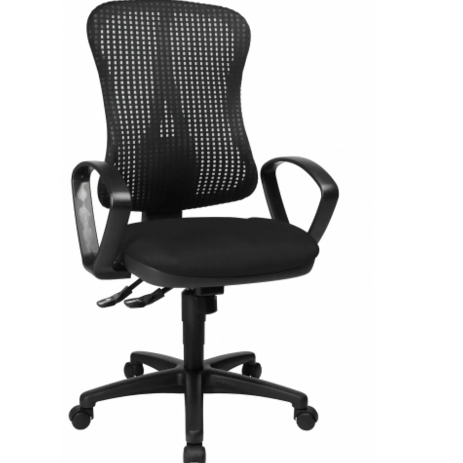 HJH SOLUTION PRO AL.B2 - Profi Bürostuhl Schwarz