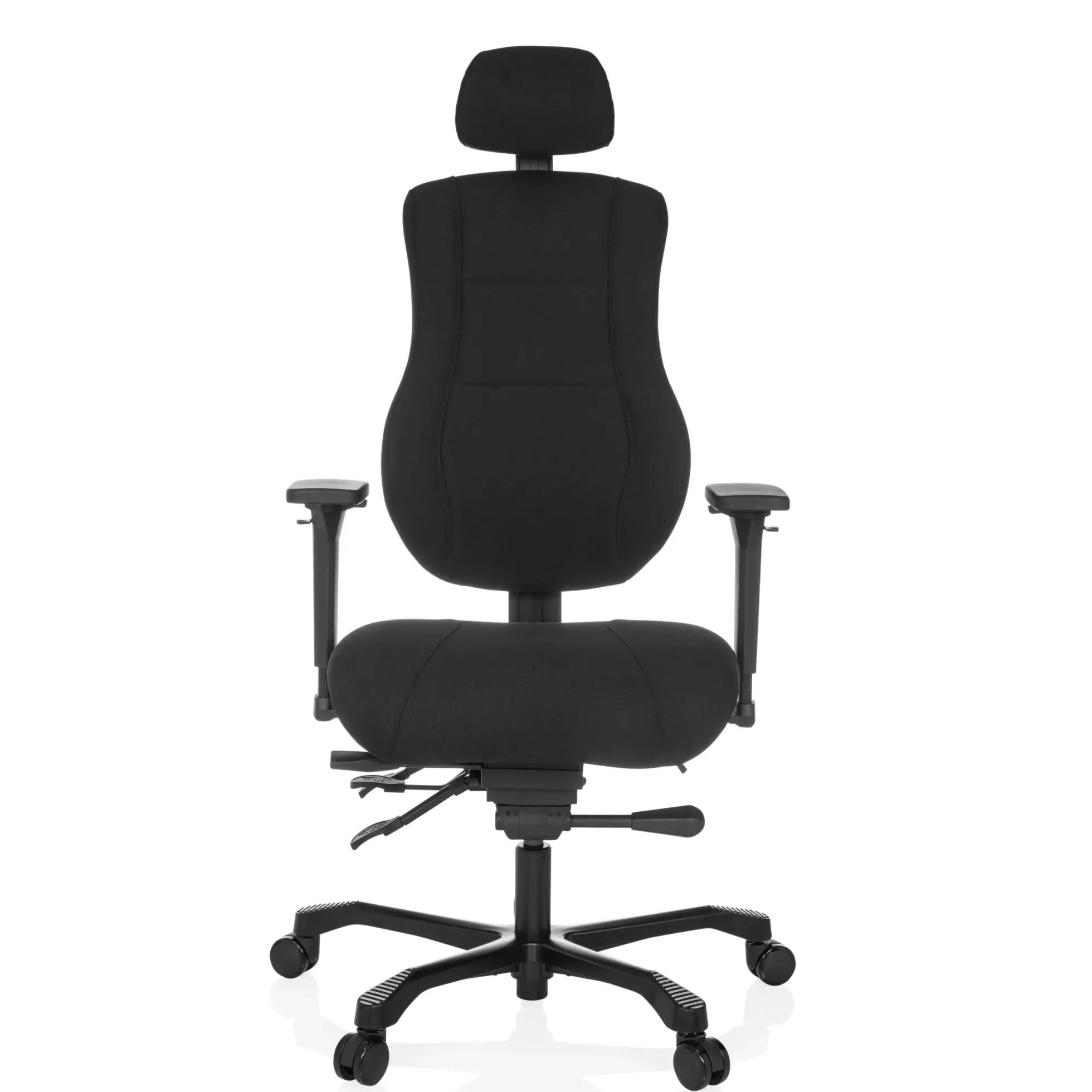 24 HOURS BASIC | Stoff - XXL Drehstuhl Schwarz