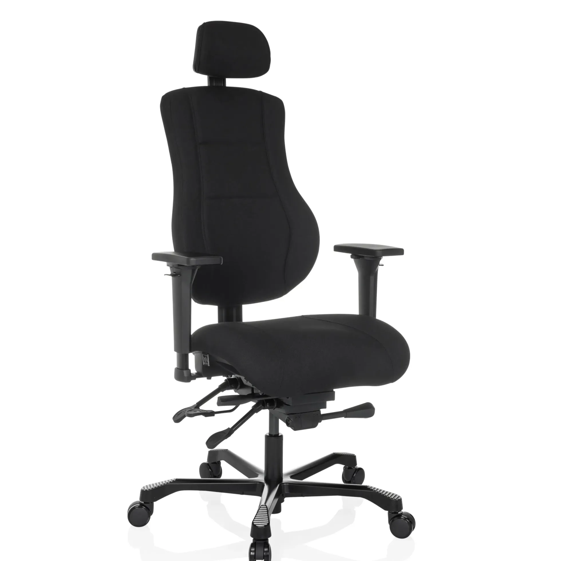 24 HOURS BASIC | Stoff - XXL Drehstuhl Schwarz