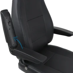 24 HOURS | Leder - XXL Drehstuhl Schwarz