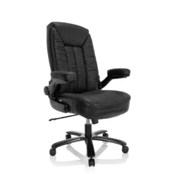 INSTRUCTOR III | Leder - XXL Drehstuhl Schwarz