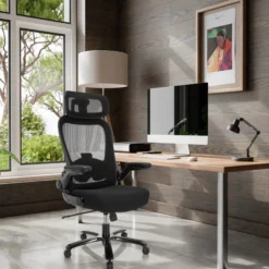INSTRUCTOR SW I PRO | Stoff/Netz - XXL Drehstuhl Schwarz