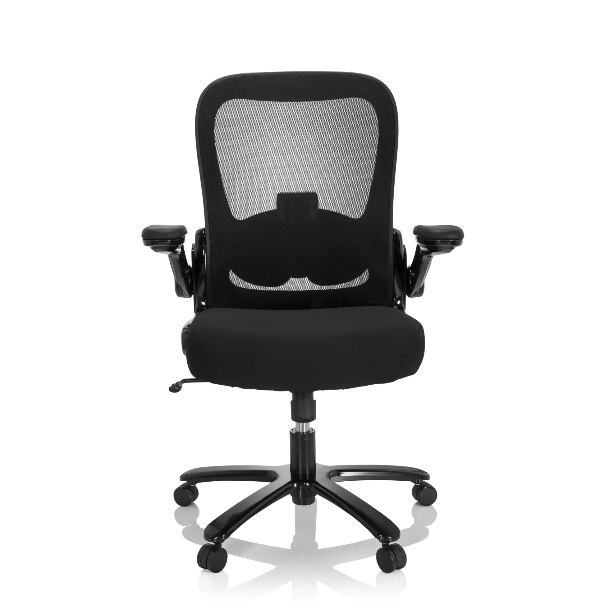 INSTRUCTOR SW I | Stoff/Netz - XXL Drehstuhl Schwarz