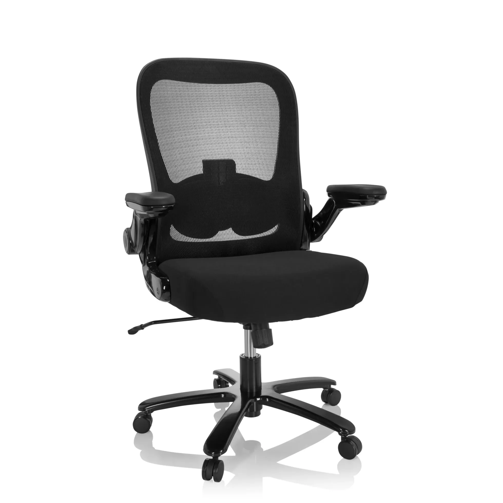 INSTRUCTOR SW I | Stoff/Netz - XXL Drehstuhl Schwarz