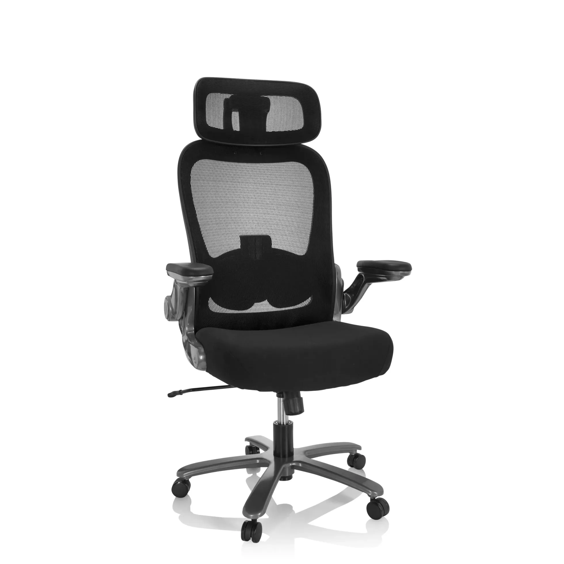 INSTRUCTOR T I PRO | Stoff/Netz - XXL Drehstuhl Schwarz