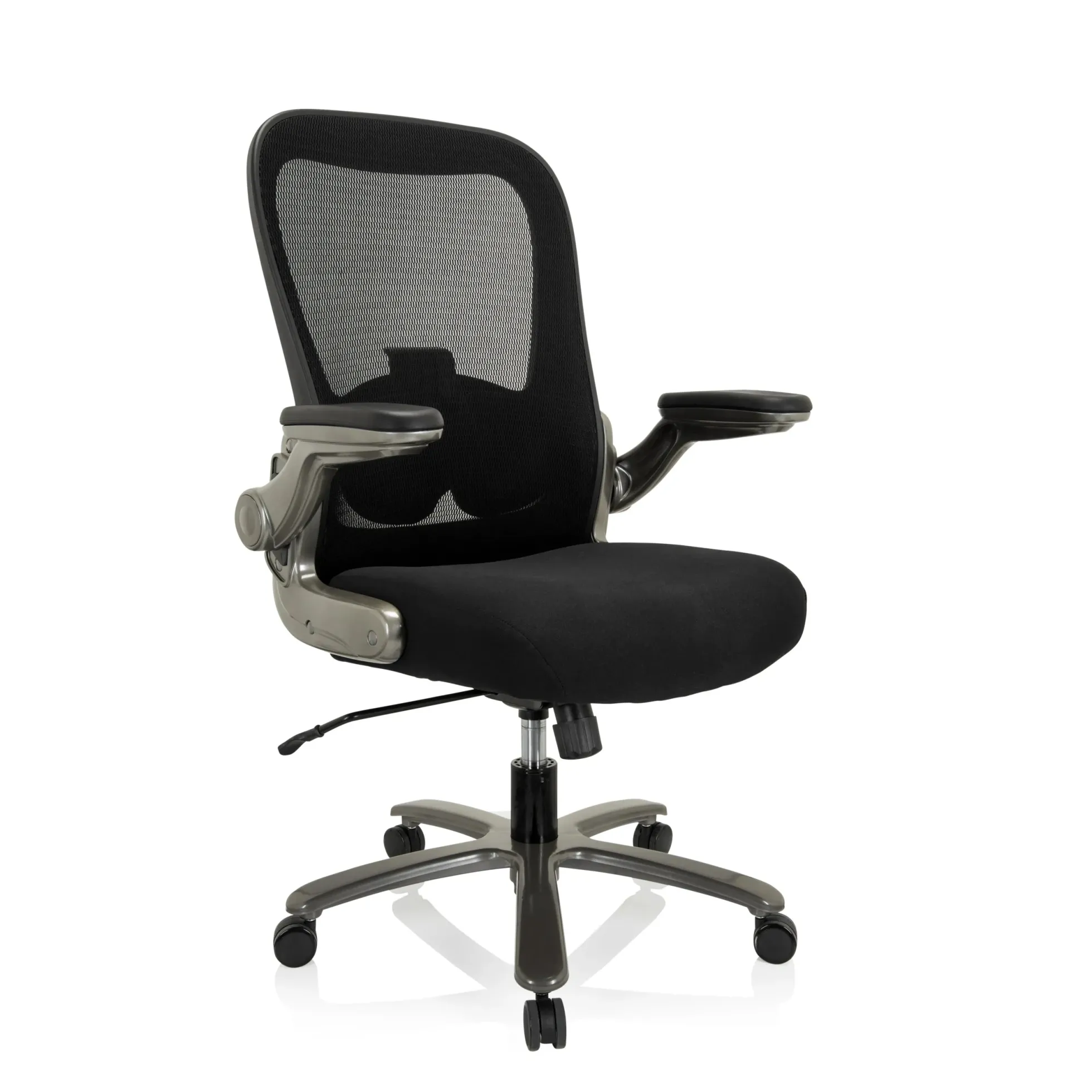 INSTRUCTOR T I | Stoff/Netz - XXL Drehstuhl Schwarz