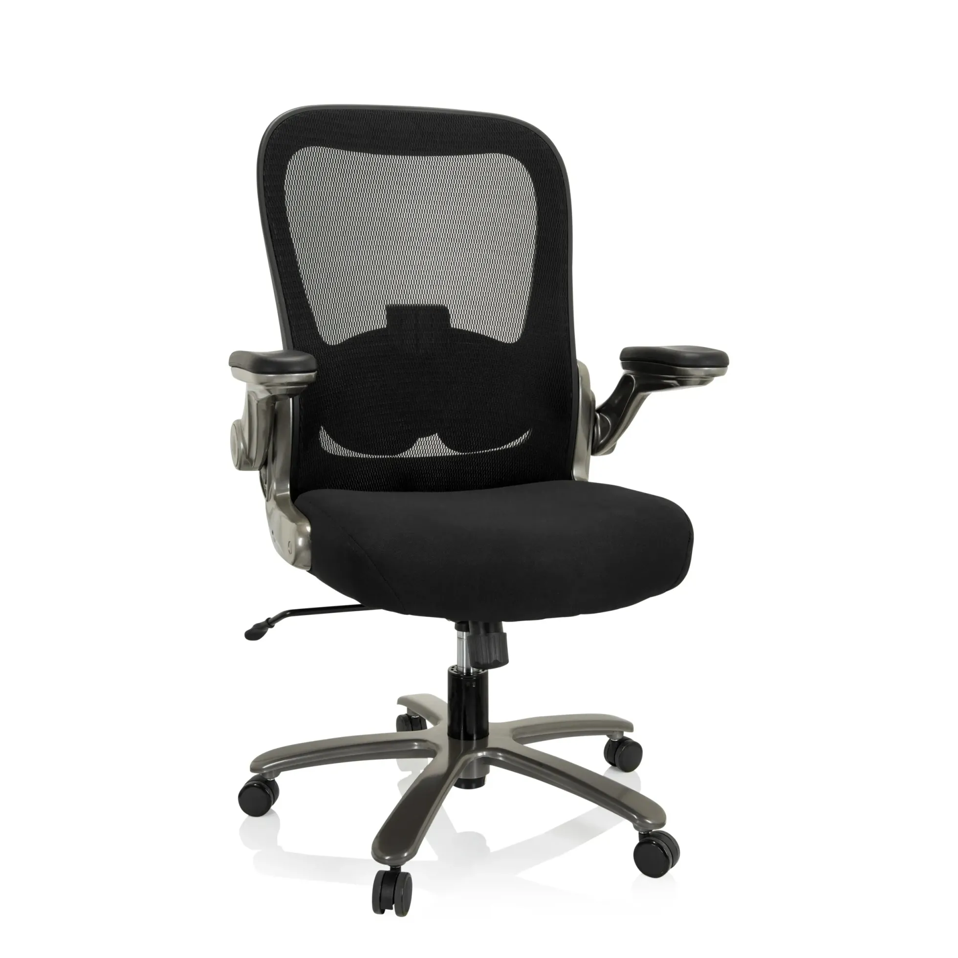 INSTRUCTOR T I | Stoff/Netz - XXL Drehstuhl Schwarz